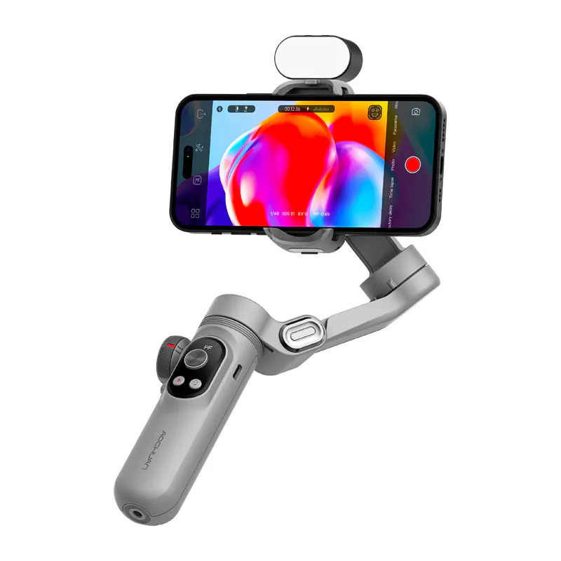 AOCHUAN X Pro Gimbal with RGB Lighting (Grey), bild 3