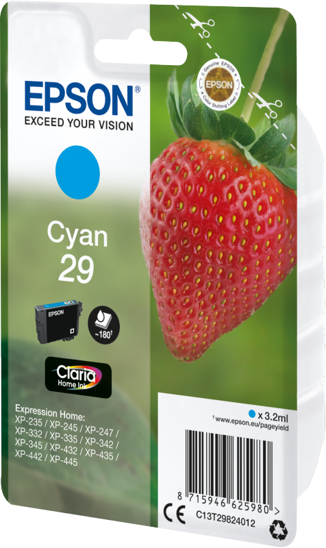 Epson, cyan 29 Claria Home ink