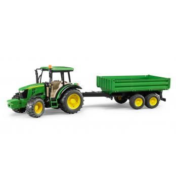Bruder John Deere 5115M med tippsläp, bild 4