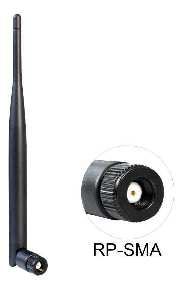 Antenn DeLOCK Dual Band 2,4/5GHz, 802.11 ac/a/b/g/n, 4-5dBi, RP-SMA, bild 4
