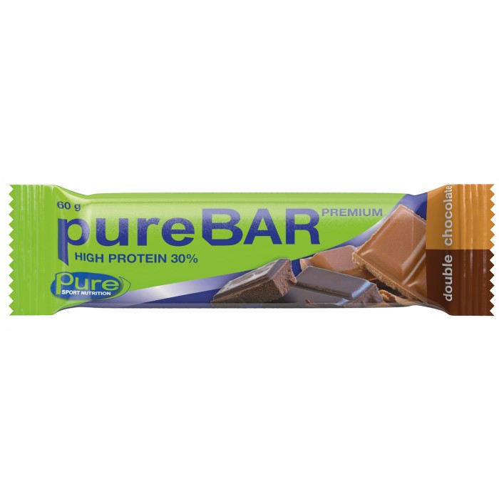 Pure Bar Premium Double Chocolate 60 g