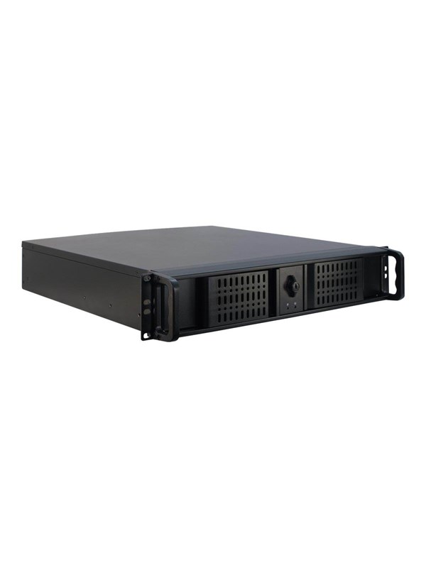 Inter-Tech IPC 2U-2098-SK - Chassi - Server (Rack) - Svart