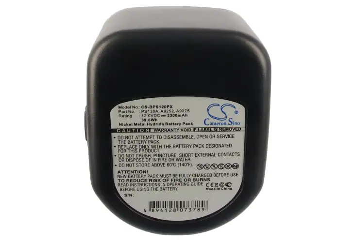 Batteri till Elverktyg för Black & Decker CD1202GK, CD1202K, CD120GK m.fl.