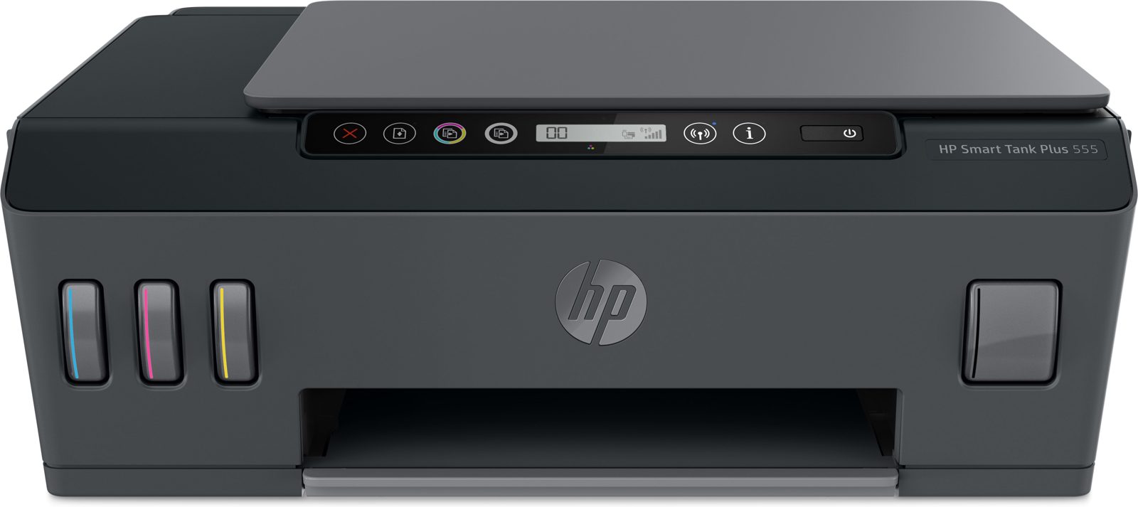 HP Smart Tank Plus 555, skrivare + scanner + kopiator, 11/5 ppm ISO, 1200 dpi scanner, AirPrint, USB/WiFi/Bluetooth, bild 2