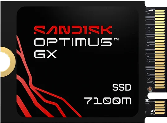 Sandisk Optimus GX 7100M M.2 NVMe SSD 2TB 2230