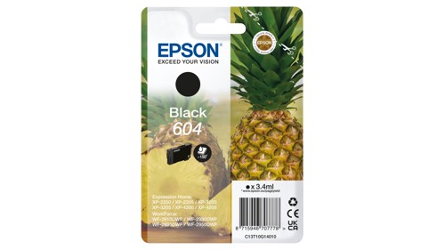 Epson T604, svart bläckpatron, bild 3