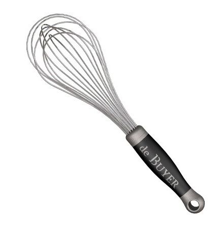 de Buyer 030261030, Ballongvisp, Svart, Rostfritt stål, Polypropylen (PP), Rostfritt stål, Polypropylen, Upphängningshål, 320 mm