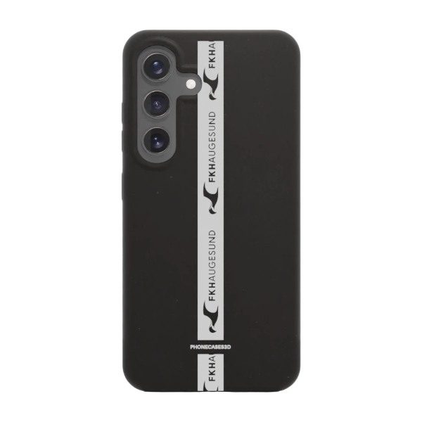 Phonecases3D Samsung Galaxy S25 FK Haugesund skal tillverkat med Fibriva™, svart