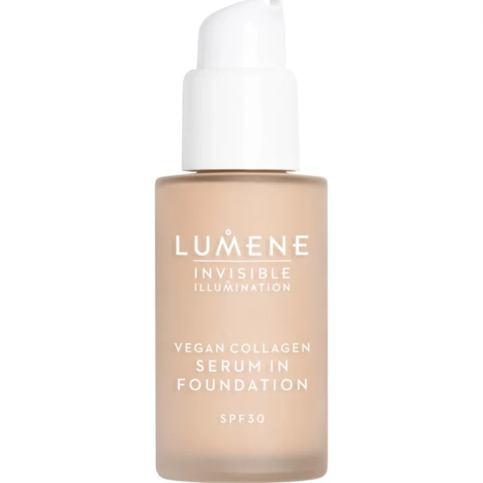 Lumene Invisible Illumination Vegan Collagen Serum in Foundation 1.5 30 ml, bild 3