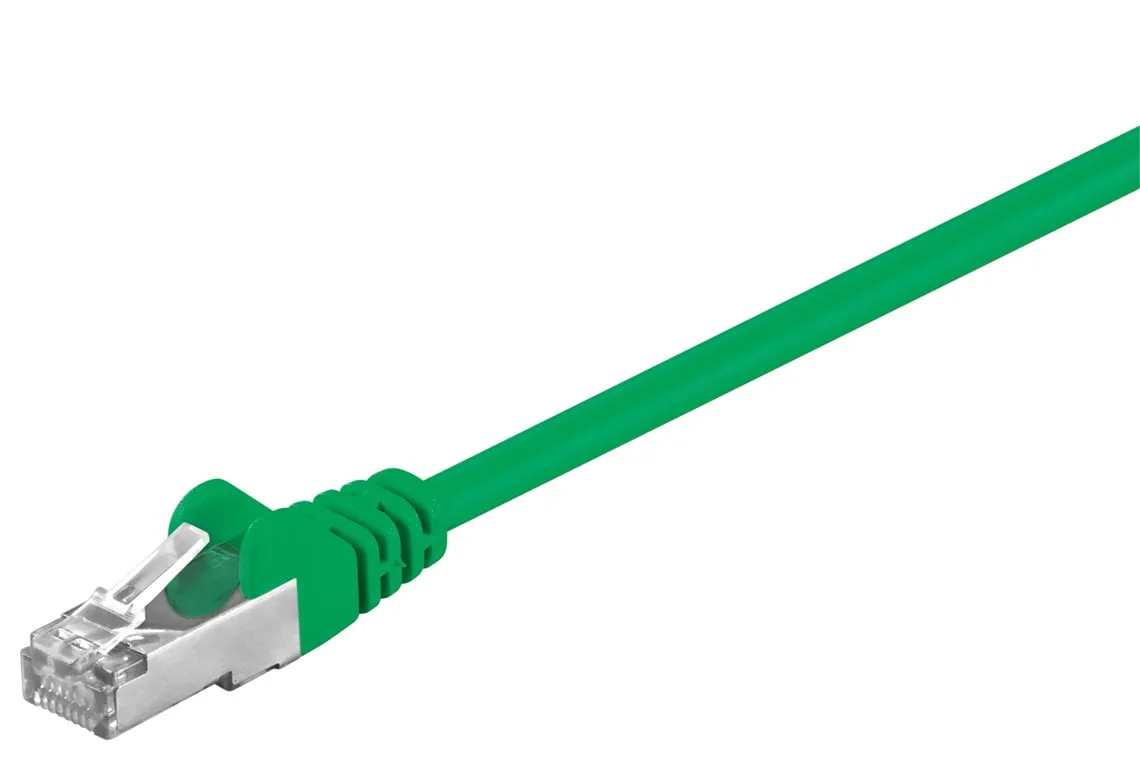 Goobay 50871, 20 m, Cat5e, F/UTP (FTP), RJ-45, RJ-45, Grön