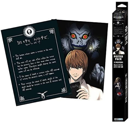 Death Note & Yagami Posters 2-Pack (52*38cm)