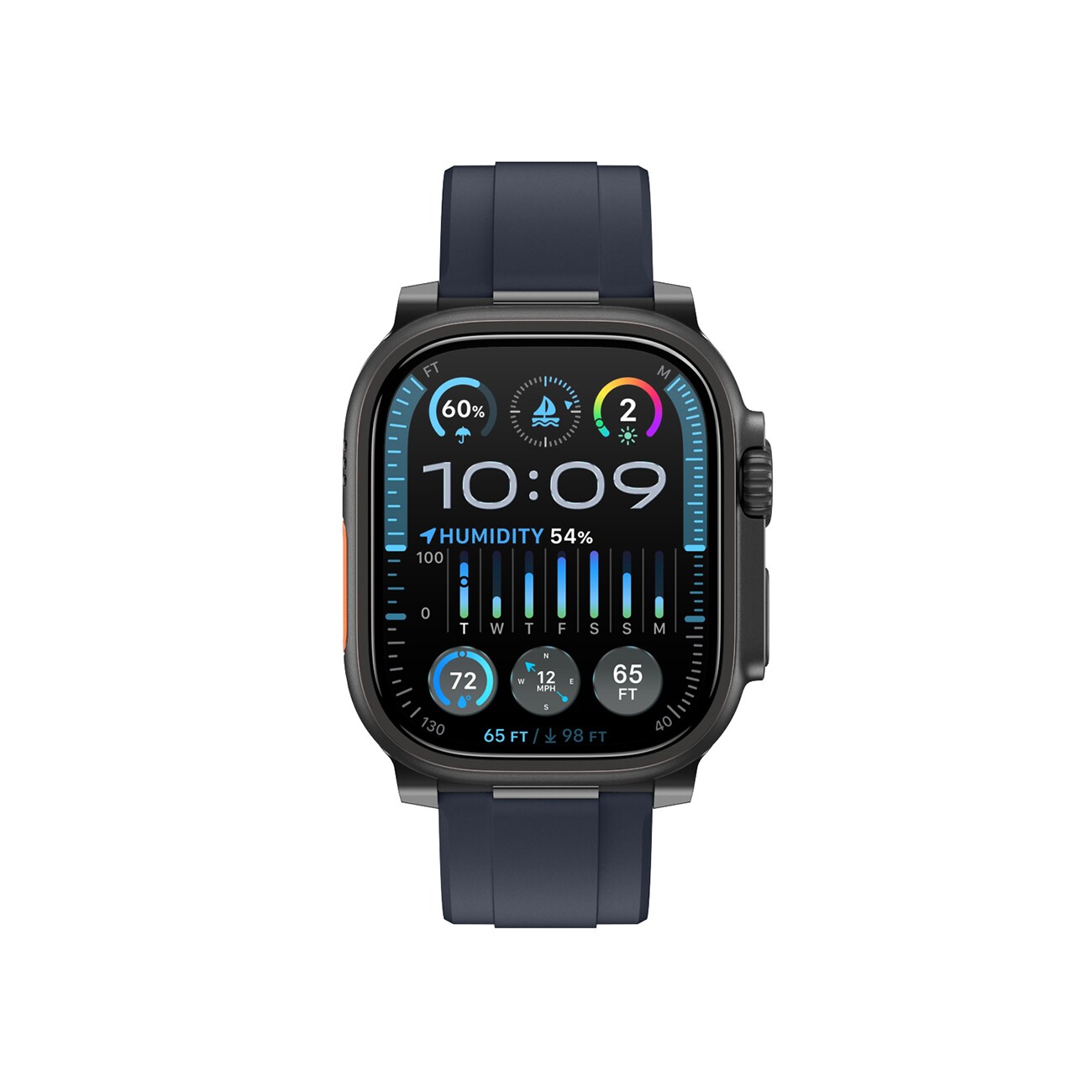 AmazingThing Radix glas skärmskydd för Apple Watch UItra 3 49mm, bild 2