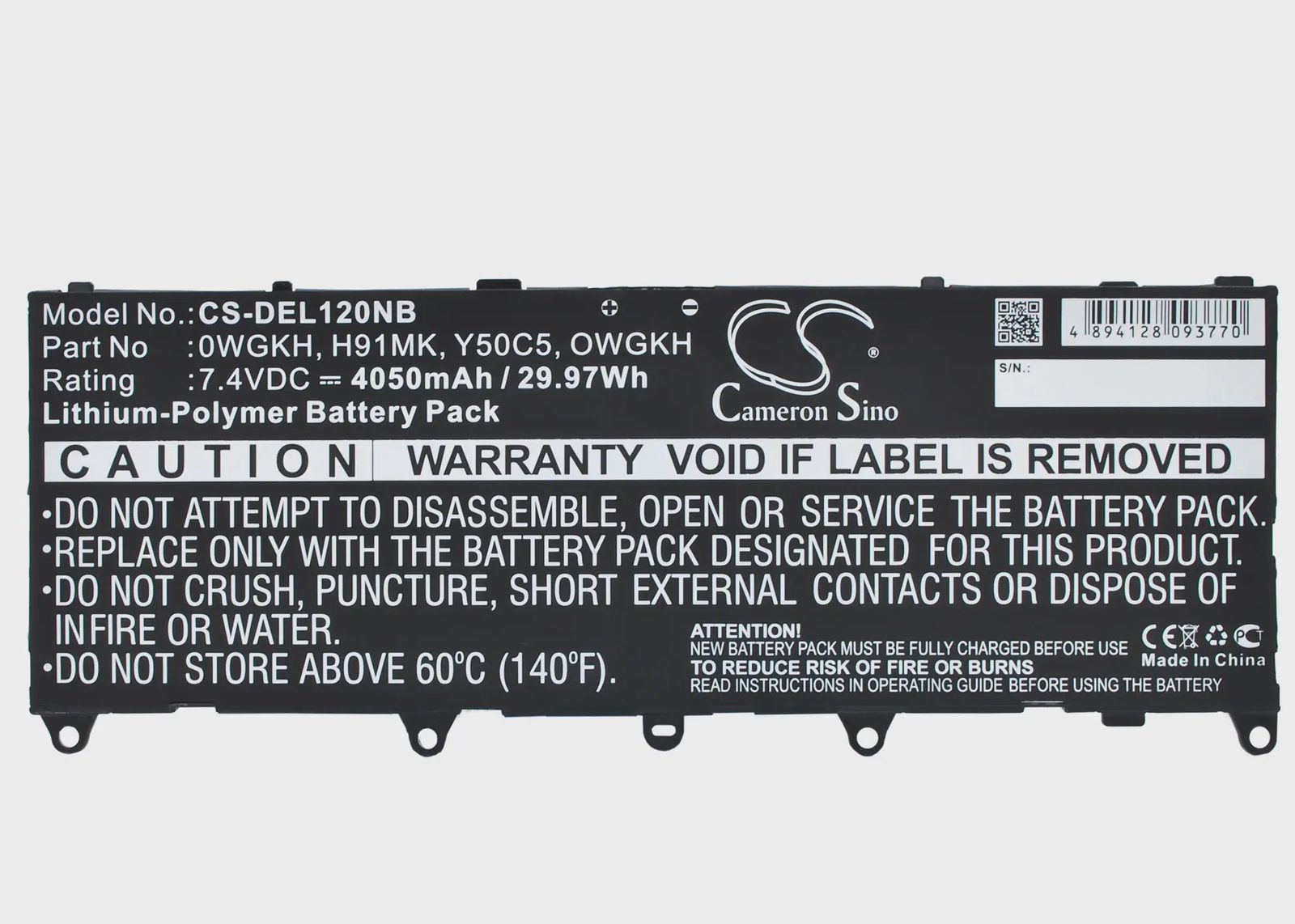 Batteri till Bärbar dator, laptop för Dell Latitude 10e, Latitute 10-ST2e
