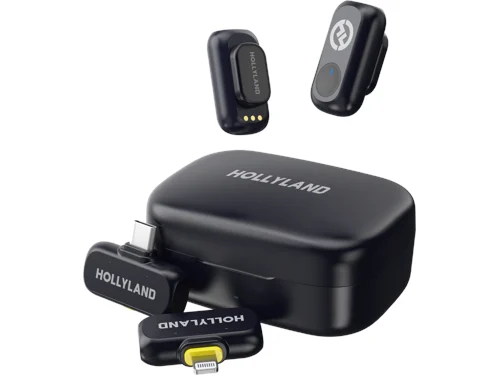 Hollyland LARK A1 Combo Wireless Mic System USB-C RX + Lightning RX, gray, bild 2
