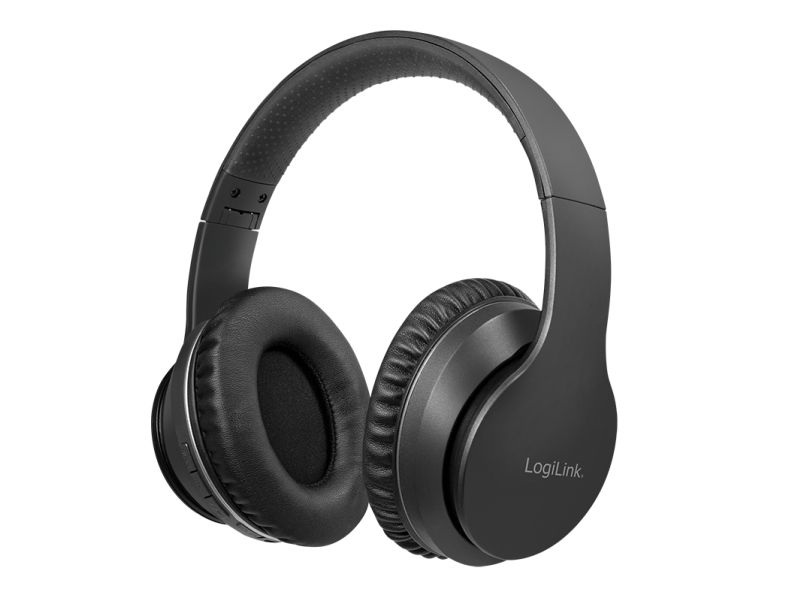LogiLink BT0053, Trådlös, Musik, 200 g, Headset, Svart