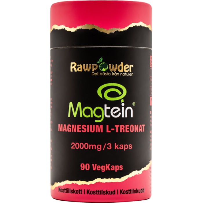 Rawpowder Magnesium L-Treonat Magtein 90 kapslar