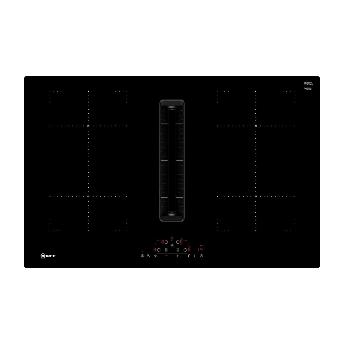 Neff N 70 T48CD7AX2 induktionshäll med inbyggd fläkt