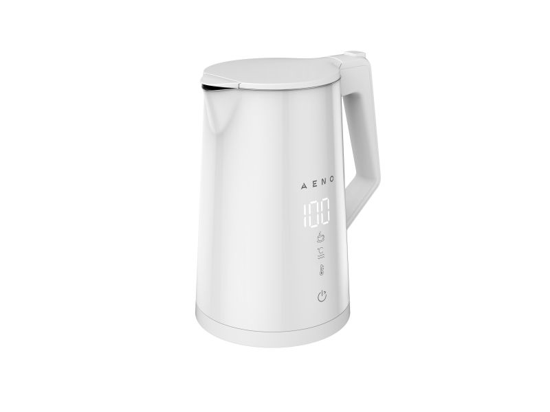 AENO EK8S vattenkokare 2200 W 1,7 l temperaturkontroll vit