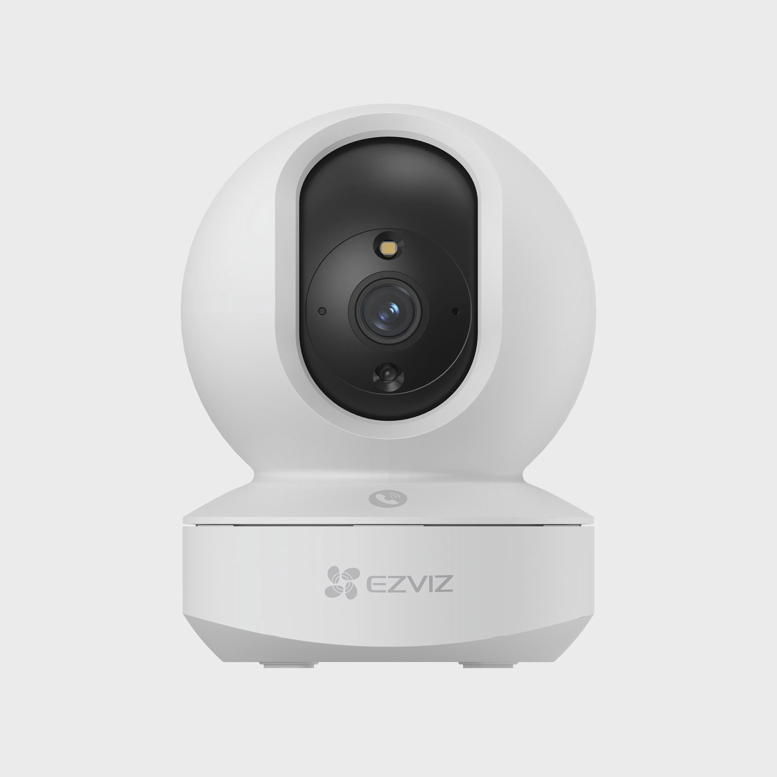EZVIZ TY1, IP-säkerhetskamera, inomhus, Trådlös, Innertak/vägg, Svart, Vit, Sfärisk