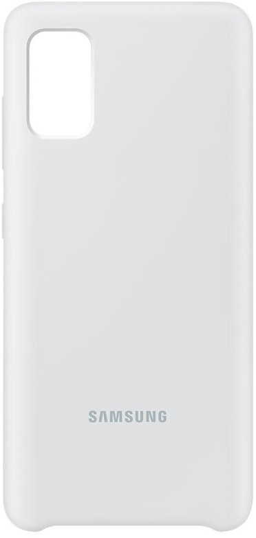 Samsung Silikon Cover EF-PA415 för Galaxy A41 - Vit