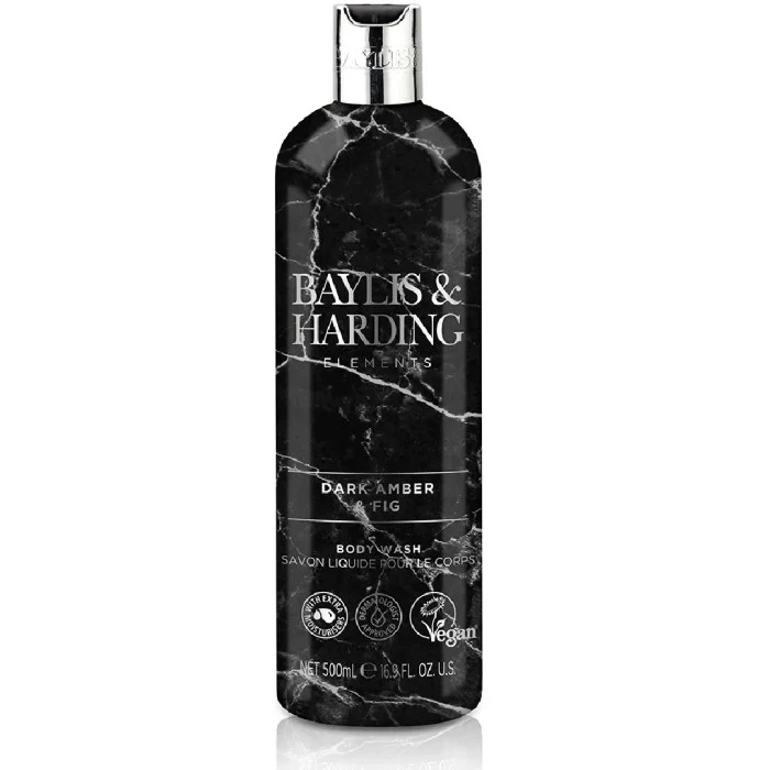Baylis & Harding Elements Body Wash Dark Amber & Fig 500 ml