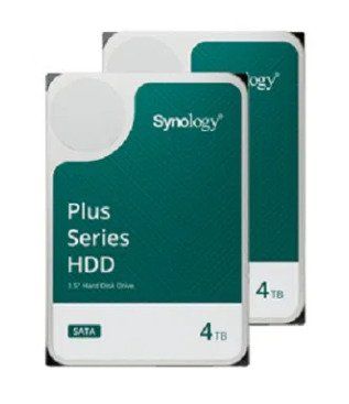 Synology HAT3300-4T hårddiskar 4 TB 3,5 SATA 6 Gb/s, 2-pack
