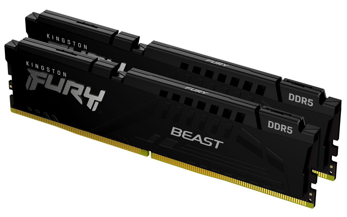 Kingston 64GB (2x32GB) DDR5 6400MHz CL32 FURY Beast Svart AMD EXPO/Intel XMP 3.0, bild 4