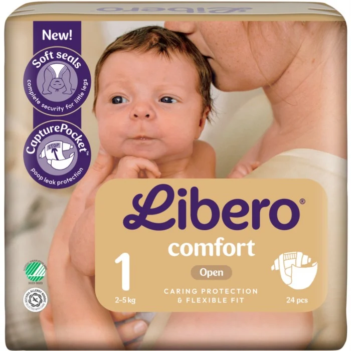 Libero Comfort 1, 2-5 kg, 24 st
