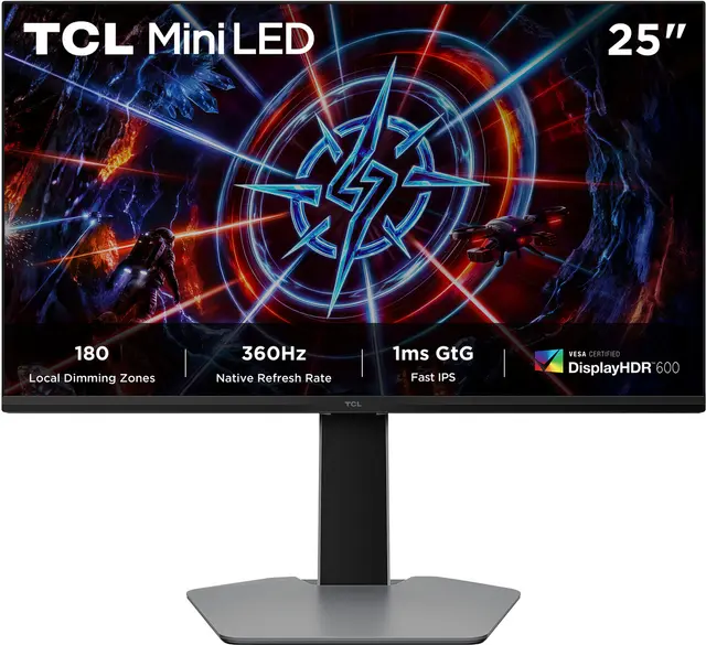 TCL 25P2A Pro 25'' IPS/QHD/360Hz/1ms/HAS skärm