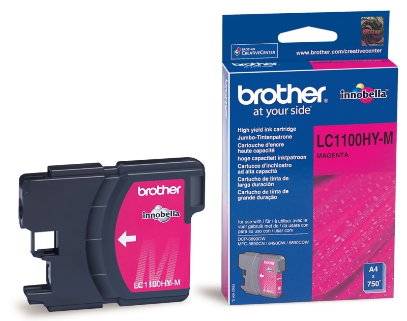Bläckpatron Brother LC1100HY Magenta