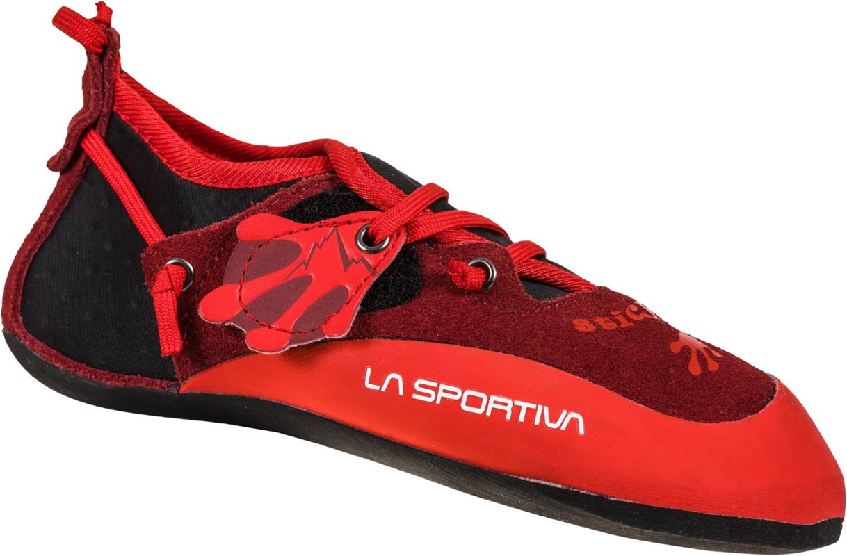 La Sportiva Stickit Climbing Shoes Kids Chili/Poppy - 34