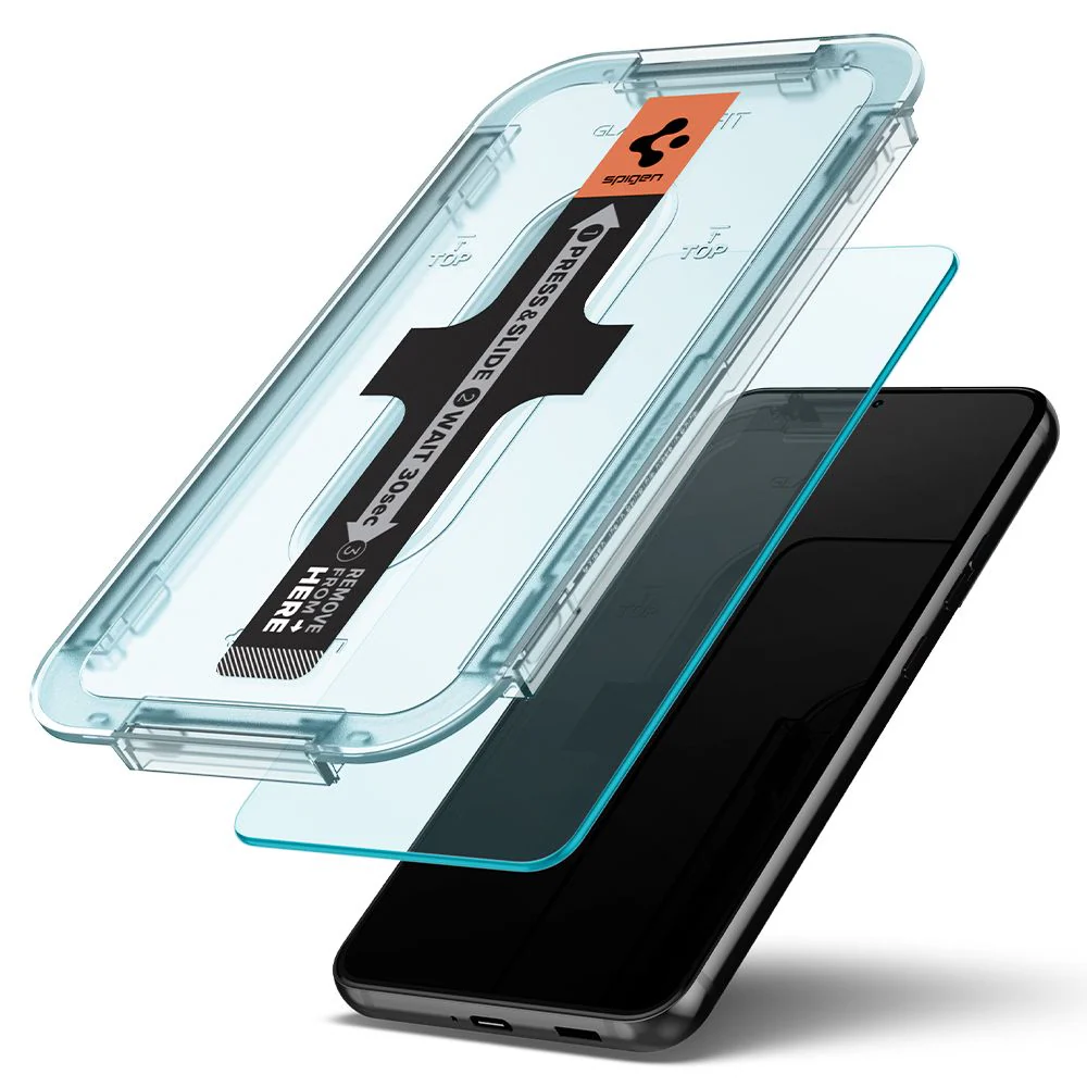 Spigen GLAS.tR EZ Fit - Skärmskydd för mobiltelefon - glas - för Samsung Galaxy S22, bild 2