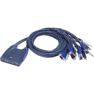 Aten 4 port KVM - VGA, USB och ljud