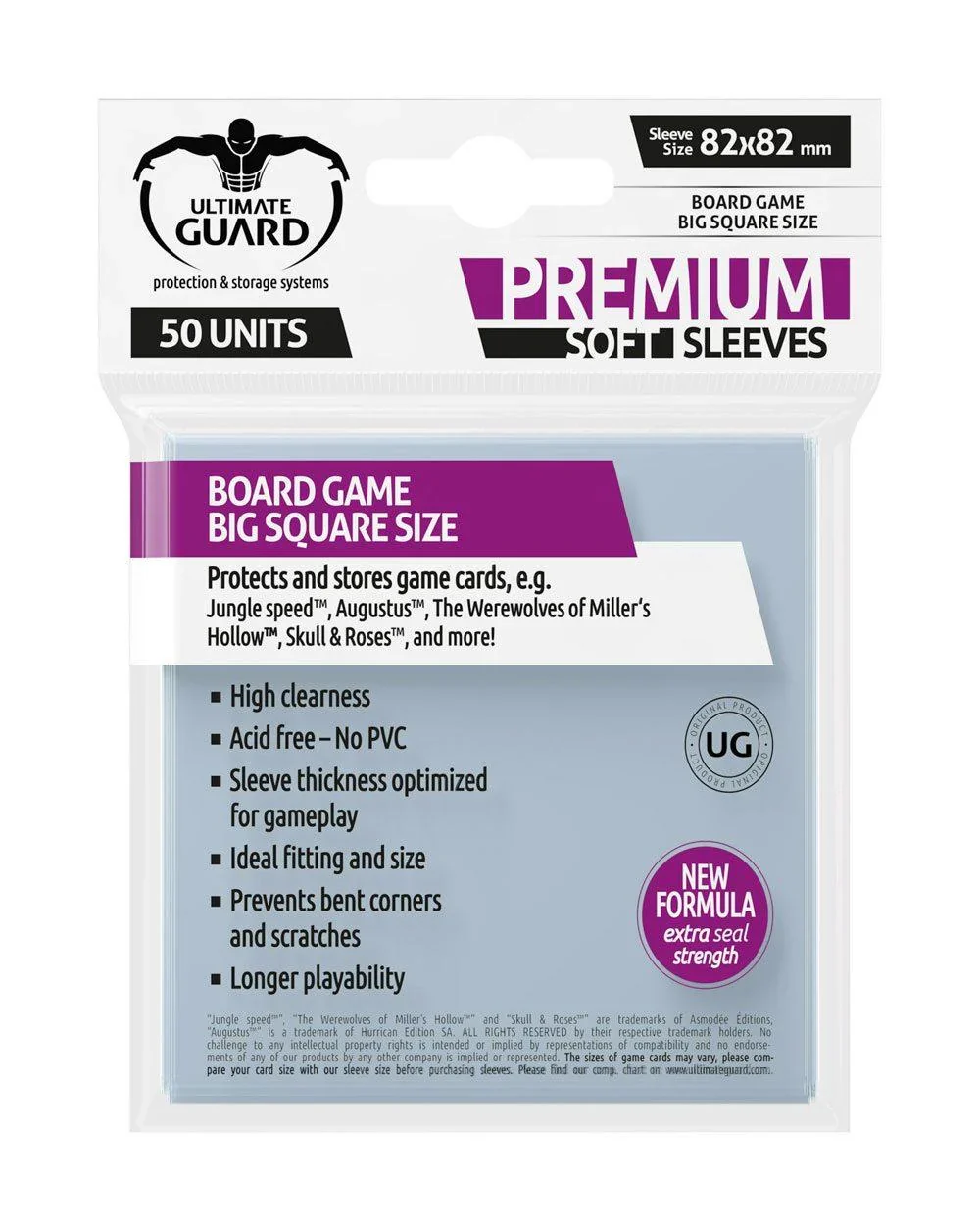 Ultimate Guard Sleeves 82 x 82 mm