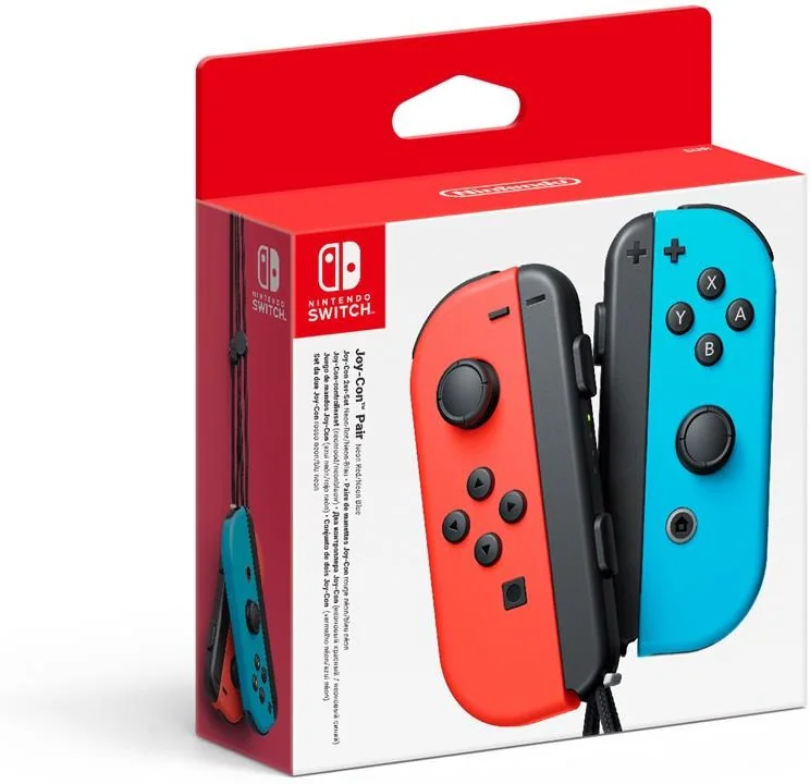 Nintendo Switch Joy-Cons Par, blå/röd