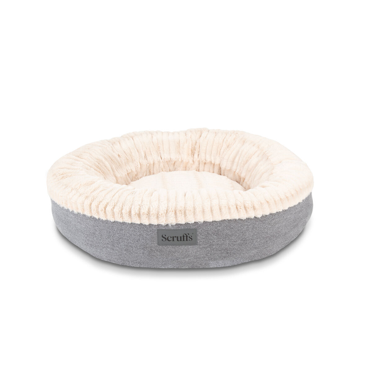 Scruffs Ellen Donut Bädd till Hund & Katt Ljusgrå 75 cm