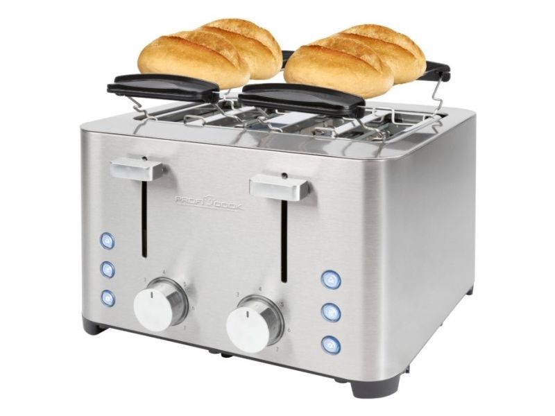 ProfiCook PC-TA 1252, Rostfritt stål, Rostfritt stål, Nivå, Rotations-, 1260 W, 220 - 240 V, 1500 W