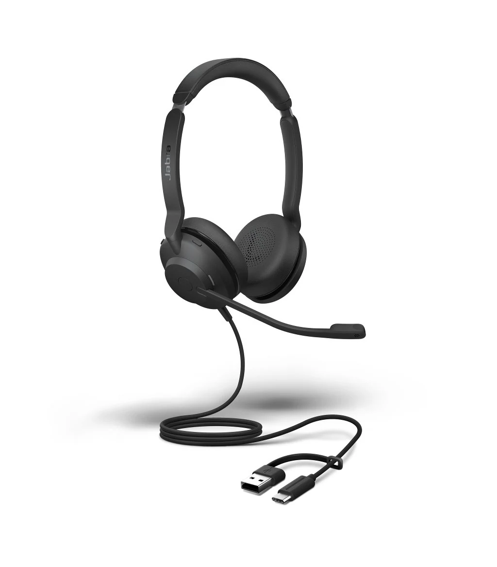 Jabra Evolve2 30 SE Headset, Stereo, MS Teams, USB-C/A
