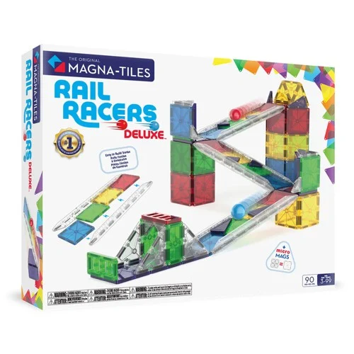 Magna-Tiles Rail Racers Deluxe 90 delar
