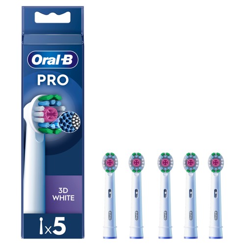 Oral-B Pro 3D White borsthuvuden, 5 st