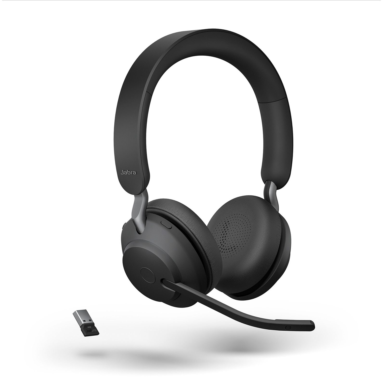 Jabra Evolve2 65 med laddningsställ USB-A UC Svart, bild 2