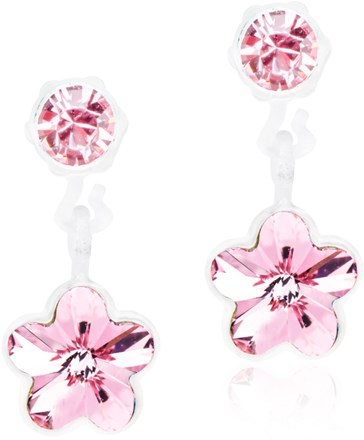 Blomdahl Medical Plastic Pendant Flower 4/6mm Light Rose