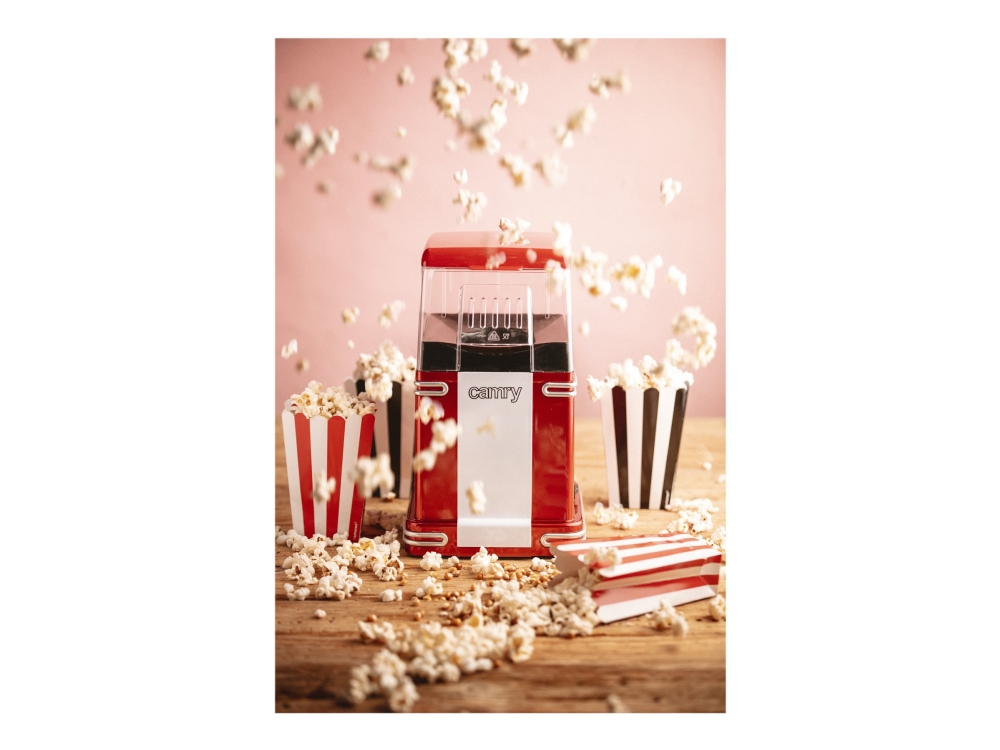 Camry popcornmaskin CR 4480 / popcornmaker / popcorn utan fett och olja / varmluftspopcorn, bild 4