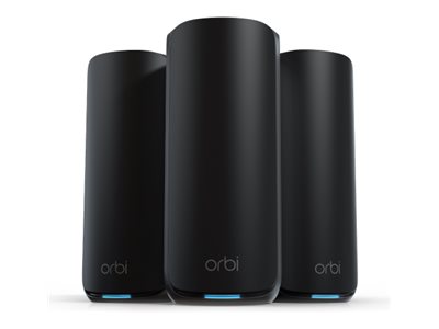 Netgear Orbi 870 Series Tri-Band WiFi 7 Mesh 3-Pack - Svart