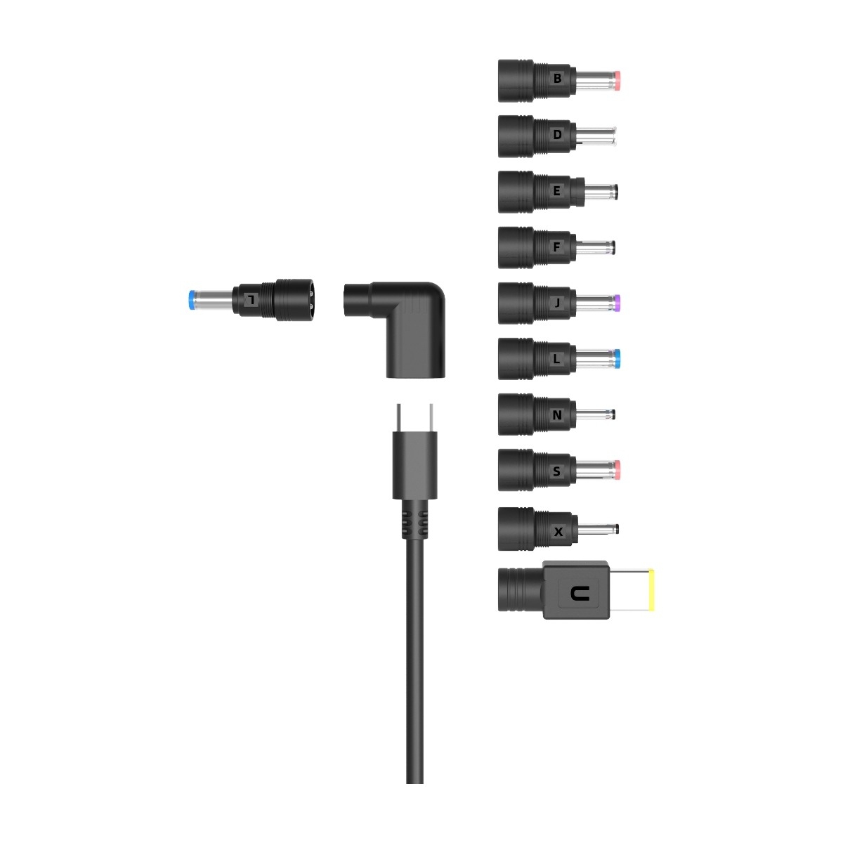 Dacota Platinum set med adapterpluggar för bärbar dator