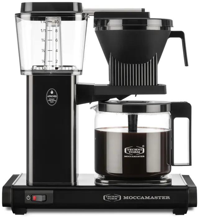 Moccamaster One Switch kaffebryggare, svart