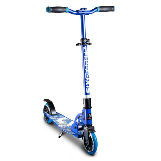 Six Degrees Aluminium Scooter Junior 145 mm Blå