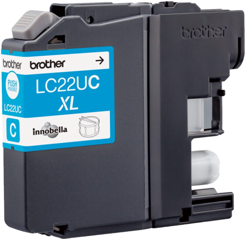 Brother LC-22UC bläckpatroner Original Hög (Xl) Avkastning, cyan