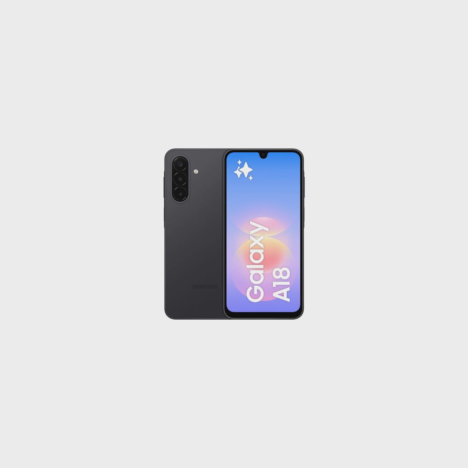 Samsung Galaxy A18 128 GB, svart
