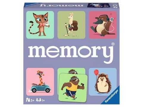 Ravensburger memory Wild World of Animals, Brädspel, Minne, 3 År, 10 min, Familjespel